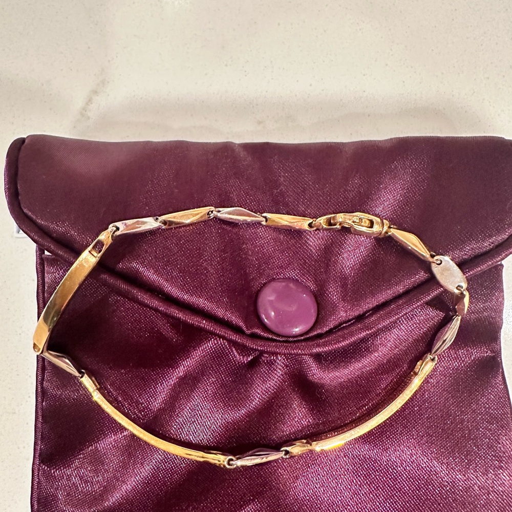 Ben Bridge two tone bracelet with BB bear